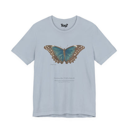 Menelaus Blue Morpho Butterfly - Metamorphosis T-Shirt