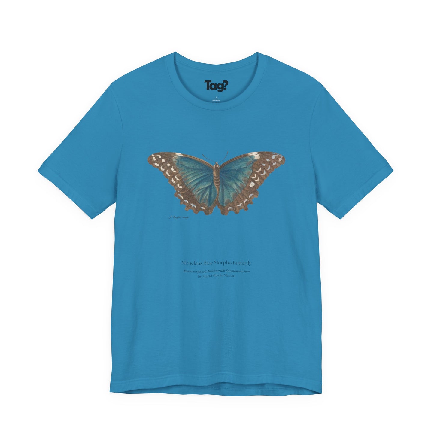 Menelaus Blue Morpho Butterfly - Metamorphosis T-Shirt