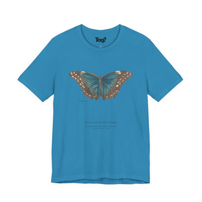 Menelaus Blue Morpho Butterfly - Metamorphosis T-Shirt