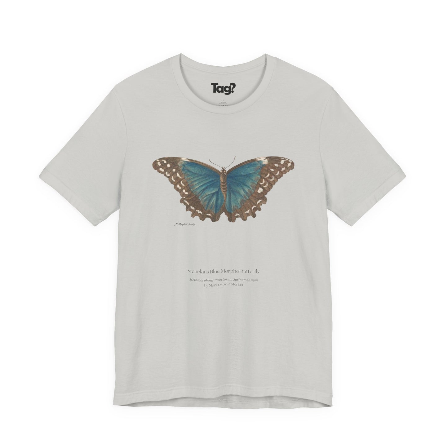Menelaus Blue Morpho Butterfly - Metamorphosis T-Shirt