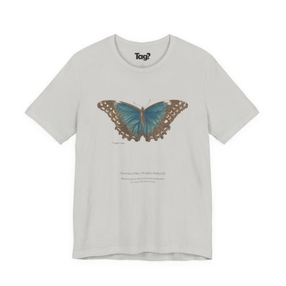 Menelaus Blue Morpho Butterfly - Metamorphosis T-Shirt