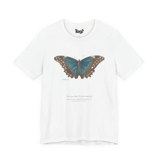 Menelaus Blue Morpho Butterfly - Metamorphosis T-Shirt