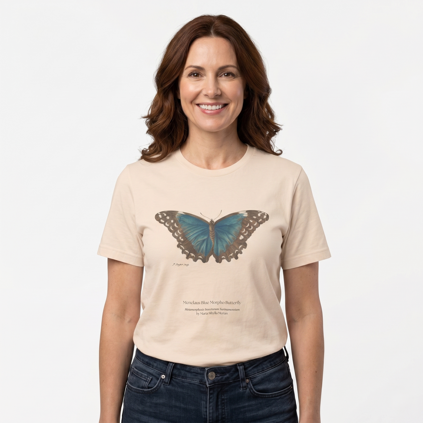 Menelaus Blue Morpho Butterfly - Metamorphosis T-Shirt