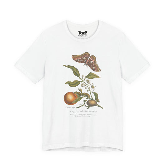 Silk Moth & Orange Tree - Metamorphosis T-Shirt