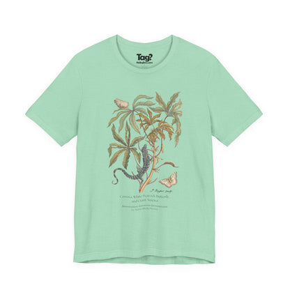 White Peacock Butterfly & Giant Ameiva - Metamorphosis T-Shirt