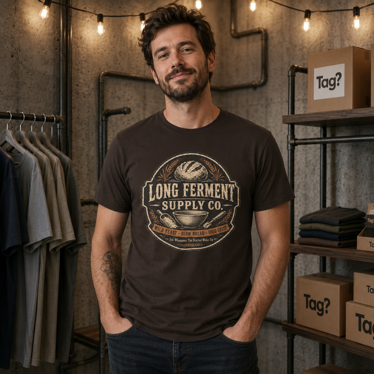 "Long Ferment Supply Co" - Sourdough T-Shirt
