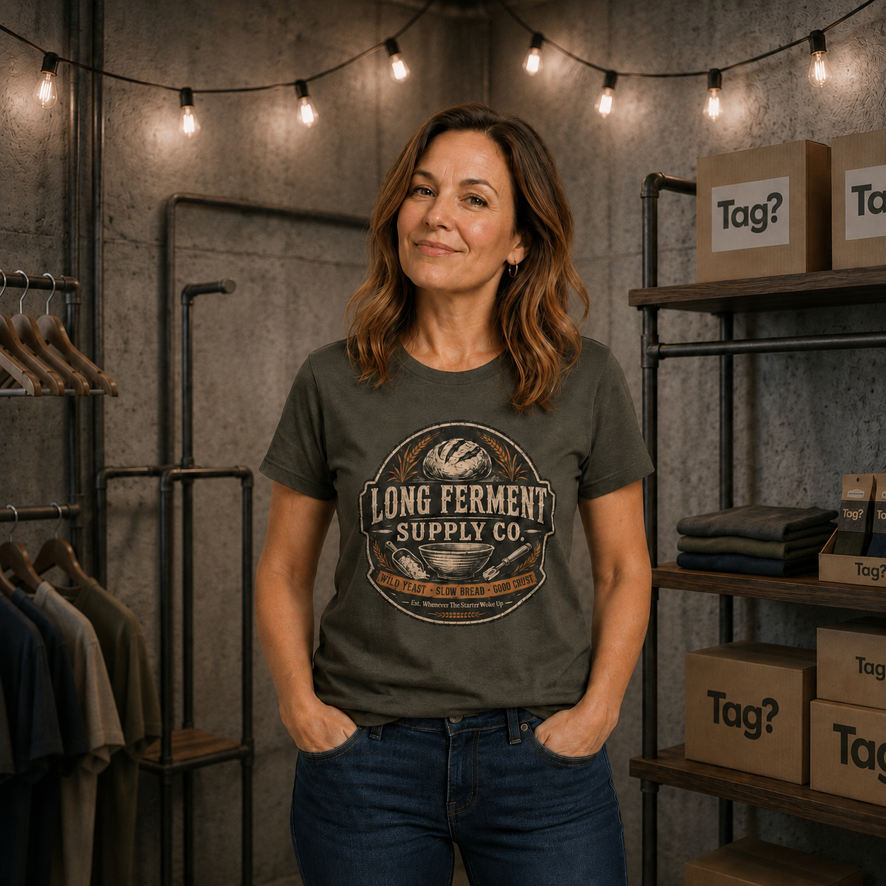 "Long Ferment Supply Co" - Sourdough T-Shirt