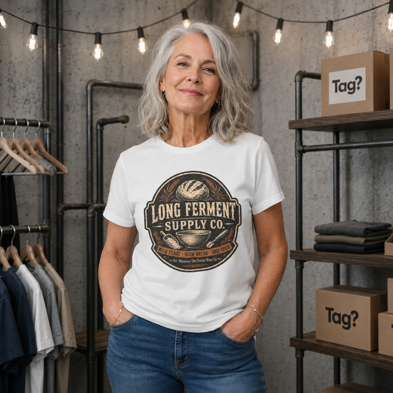 "Long Ferment Supply Co" - Sourdough T-Shirt