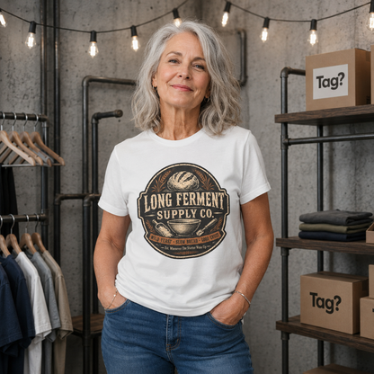 "Long Ferment Supply Co" - Sourdough T-Shirt