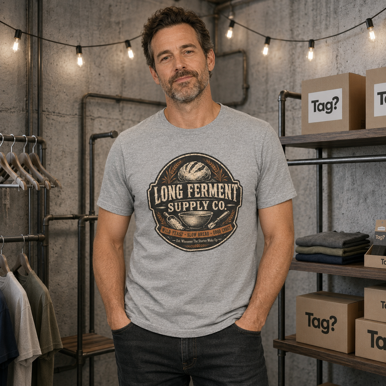 "Long Ferment Supply Co" - Sourdough T-Shirt