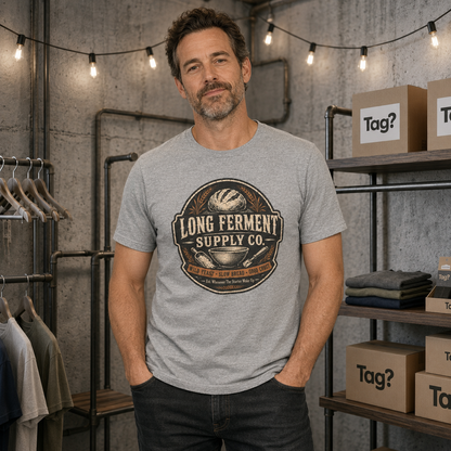 "Long Ferment Supply Co" - Sourdough T-Shirt