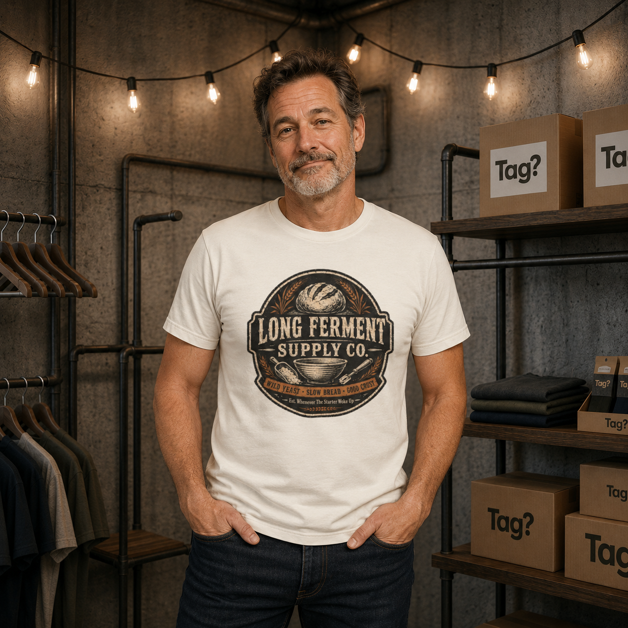 "Long Ferment Supply Co" - Sourdough T-Shirt
