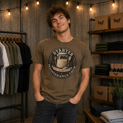 "Starter Maintenance Crew" - Sourdough T-Shirt
