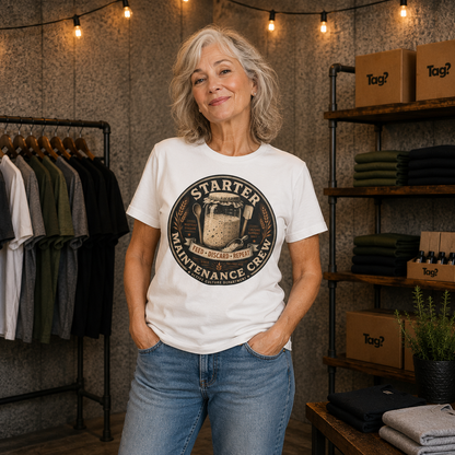 "Starter Maintenance Crew" - Sourdough T-Shirt