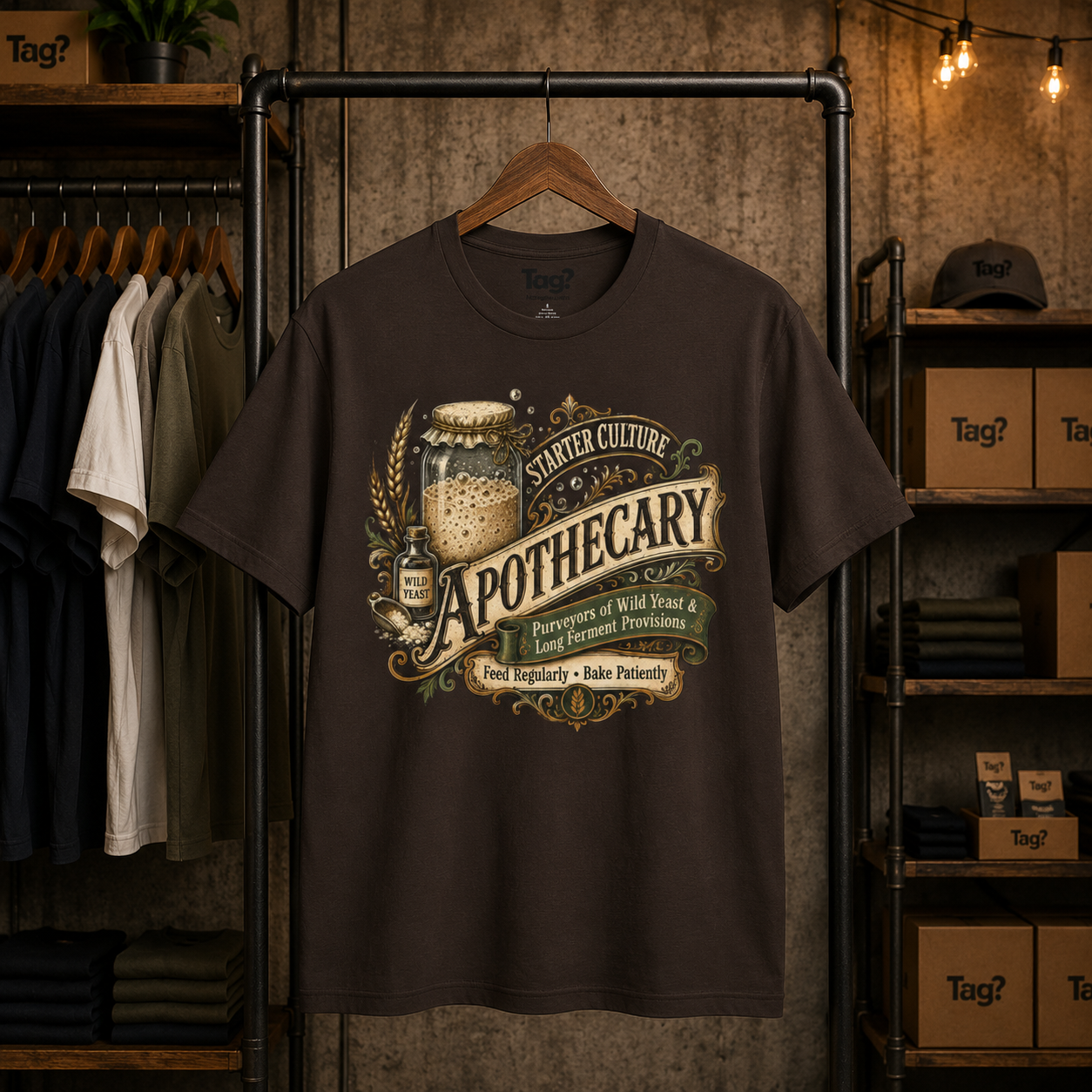 "Starter Culture Apothecary" - Sourdough T-Shirt