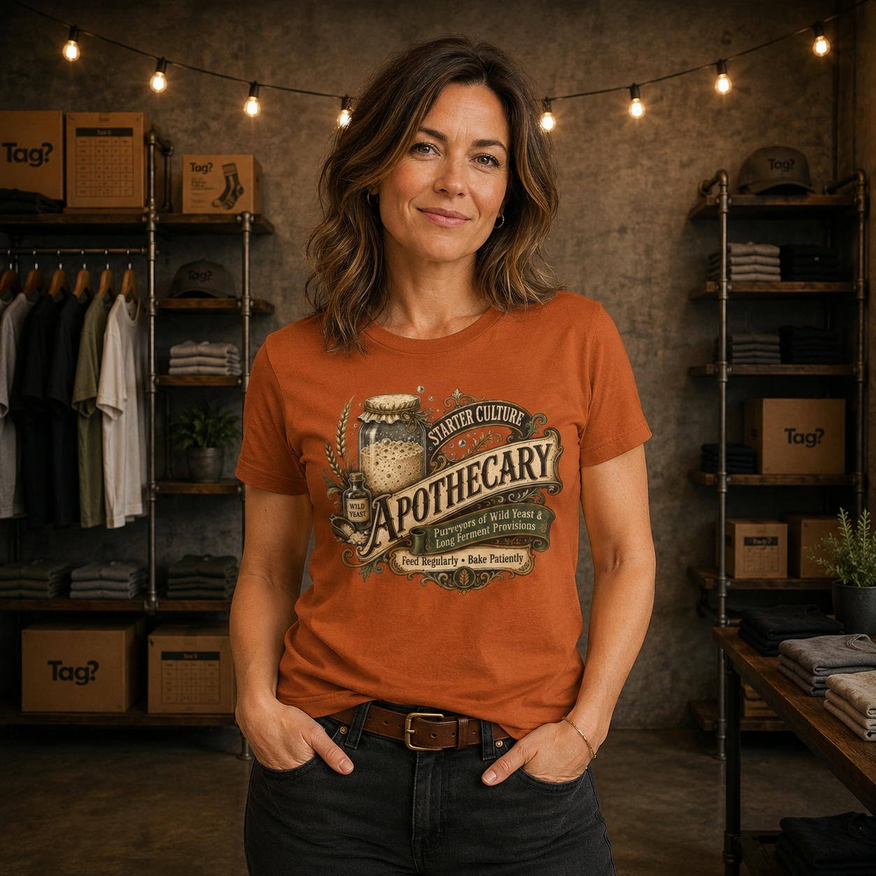"Starter Culture Apothecary" - Sourdough T-Shirt