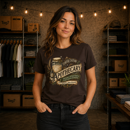 "Starter Culture Apothecary" - Sourdough T-Shirt