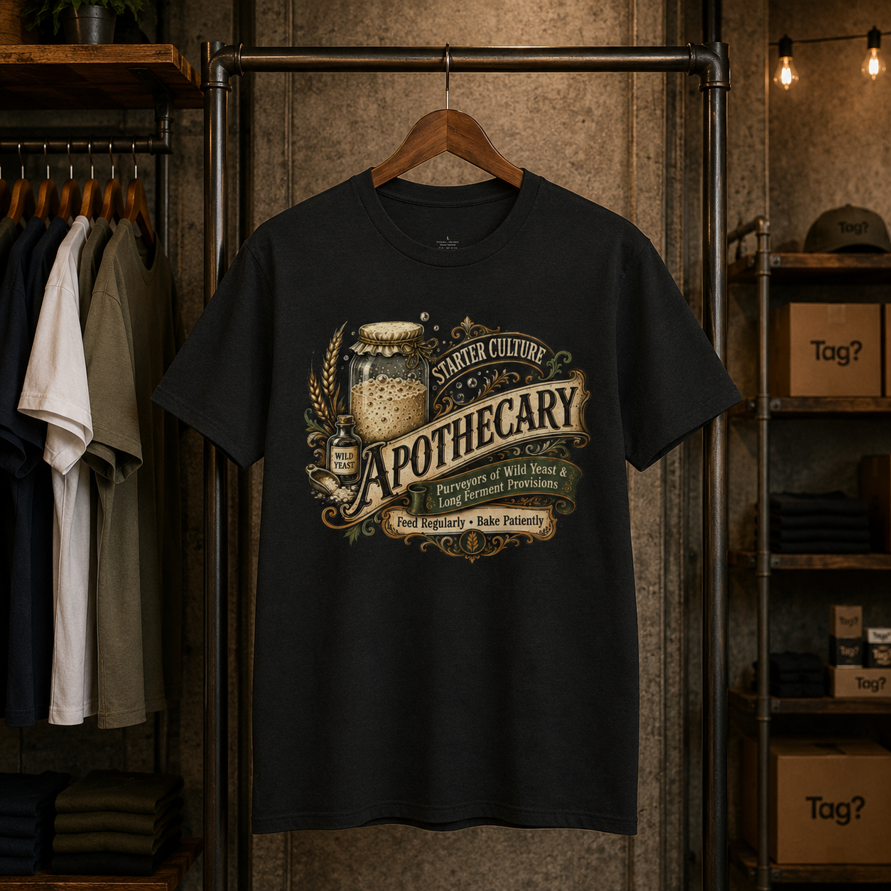 "Starter Culture Apothecary" - Sourdough T-Shirt