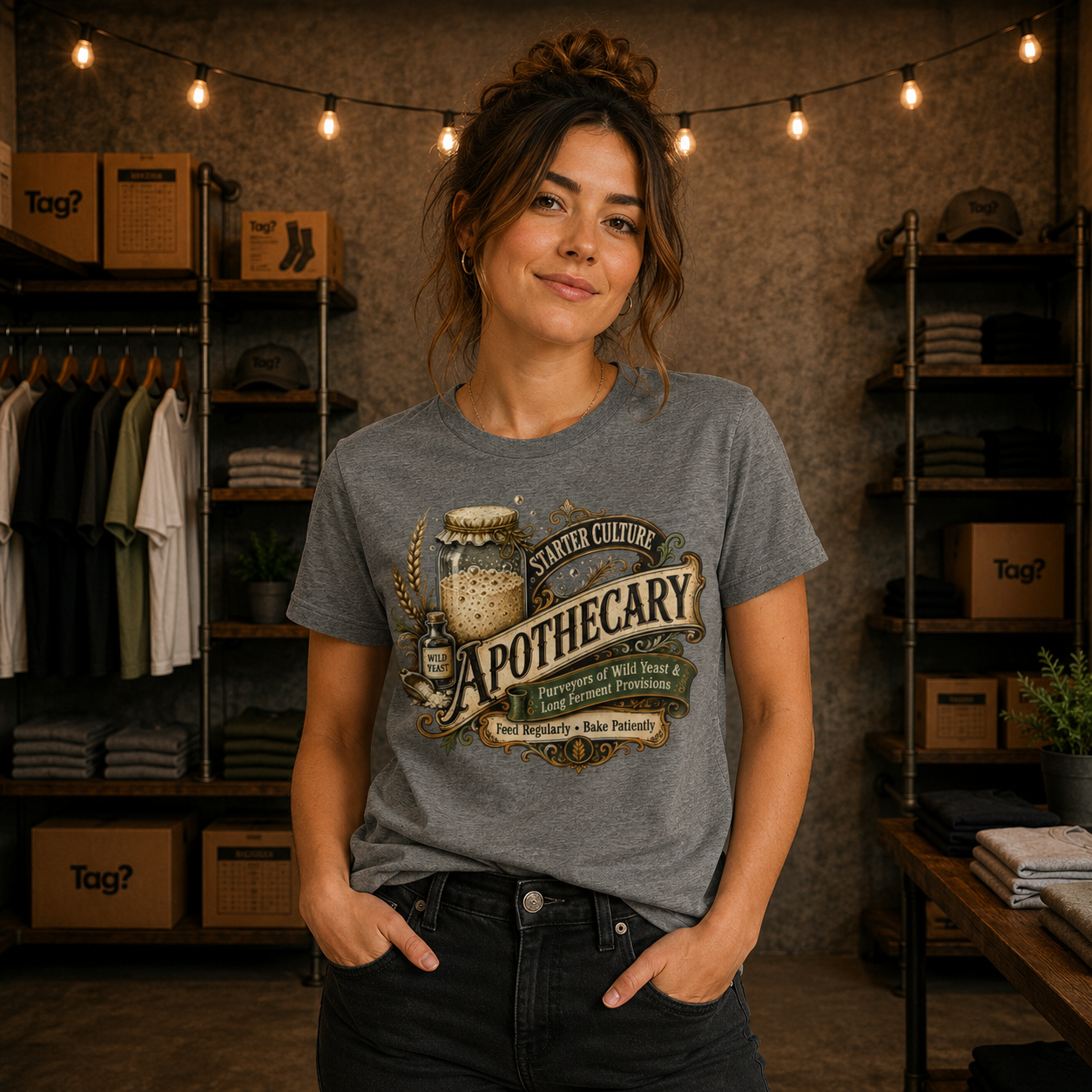 "Starter Culture Apothecary" - Sourdough T-Shirt