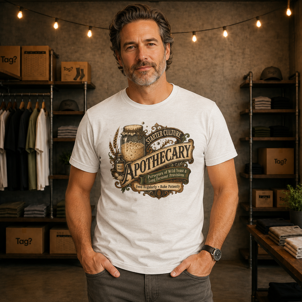 "Starter Culture Apothecary" - Sourdough T-Shirt
