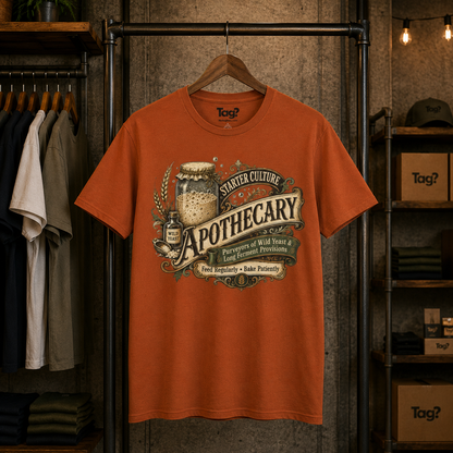 "Starter Culture Apothecary" - Sourdough T-Shirt