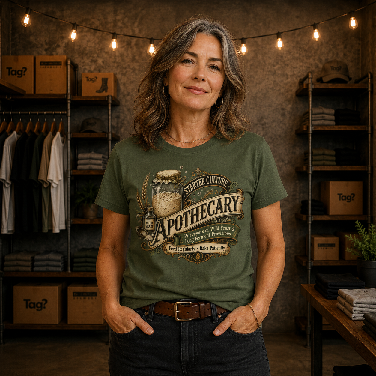 "Starter Culture Apothecary" - Sourdough T-Shirt
