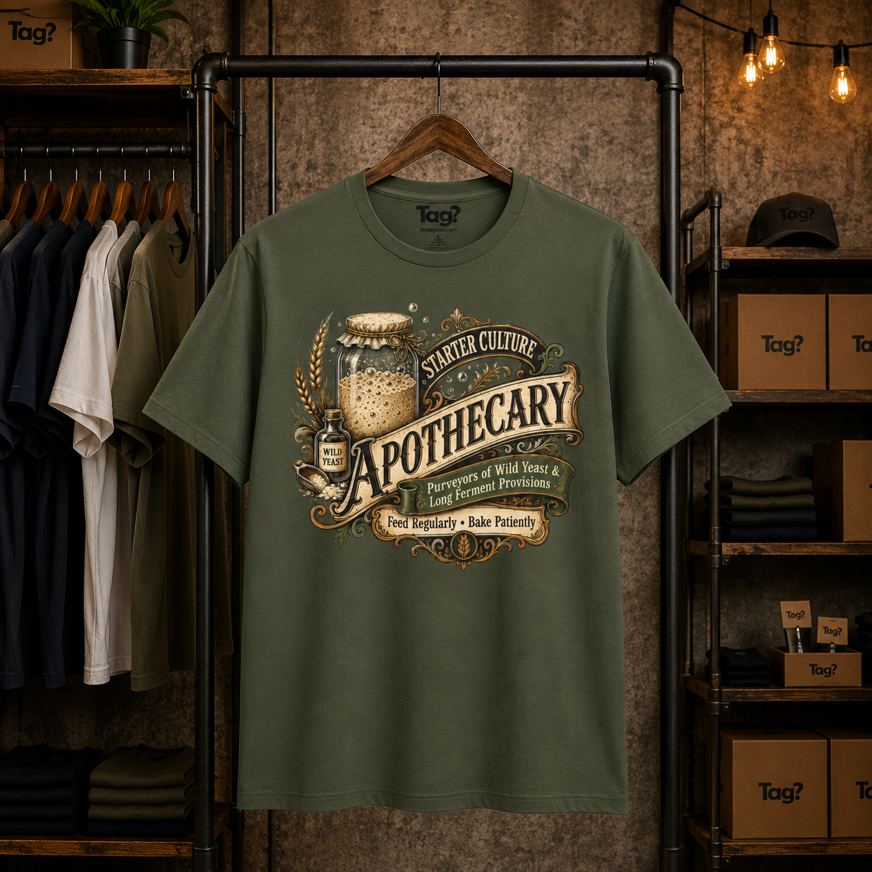 "Starter Culture Apothecary" - Sourdough T-Shirt