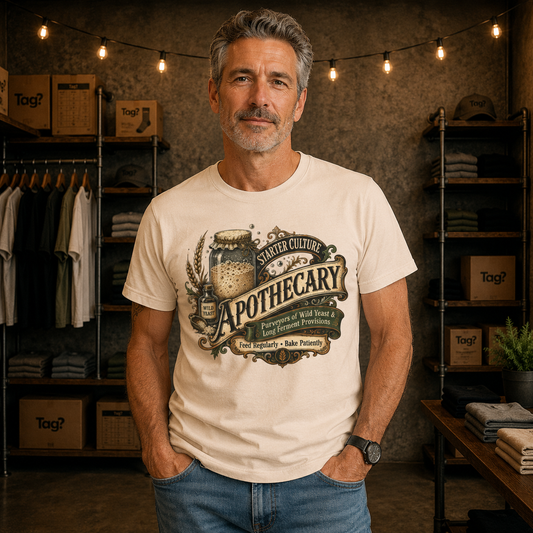 "Starter Culture Apothecary" - Sourdough T-Shirt