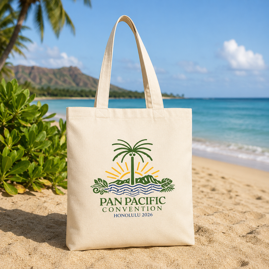 Pan Pacific Convention 2026 Cotton Tote Bag