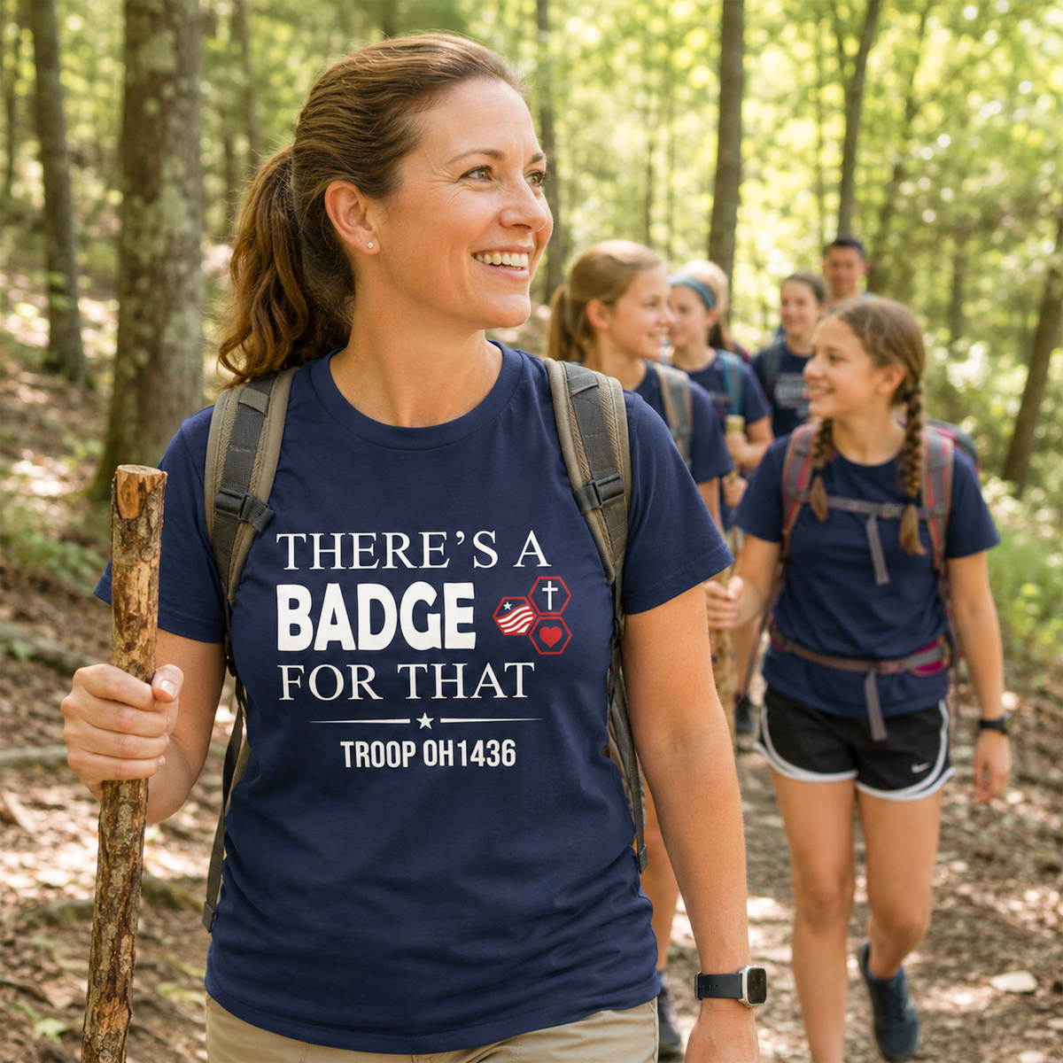 AHG "There's a Badge for That" Custom Troop Adult T-Shirt