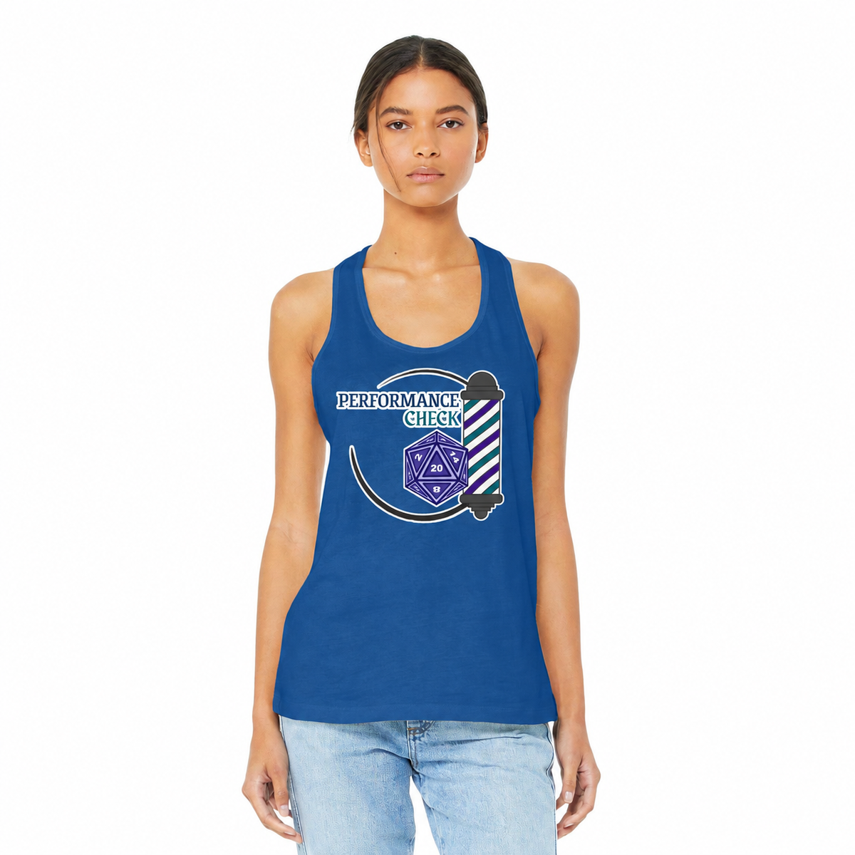 Performance Check Quartet Racerback Tank