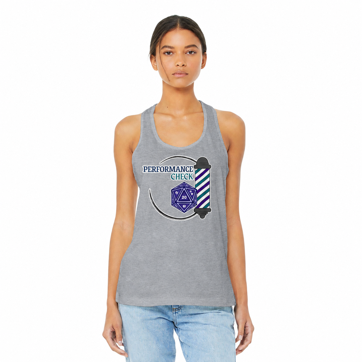 Performance Check Quartet Racerback Tank