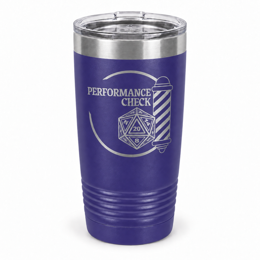 Performance Check Quartet Engraved 20oz Insulated Tumbler