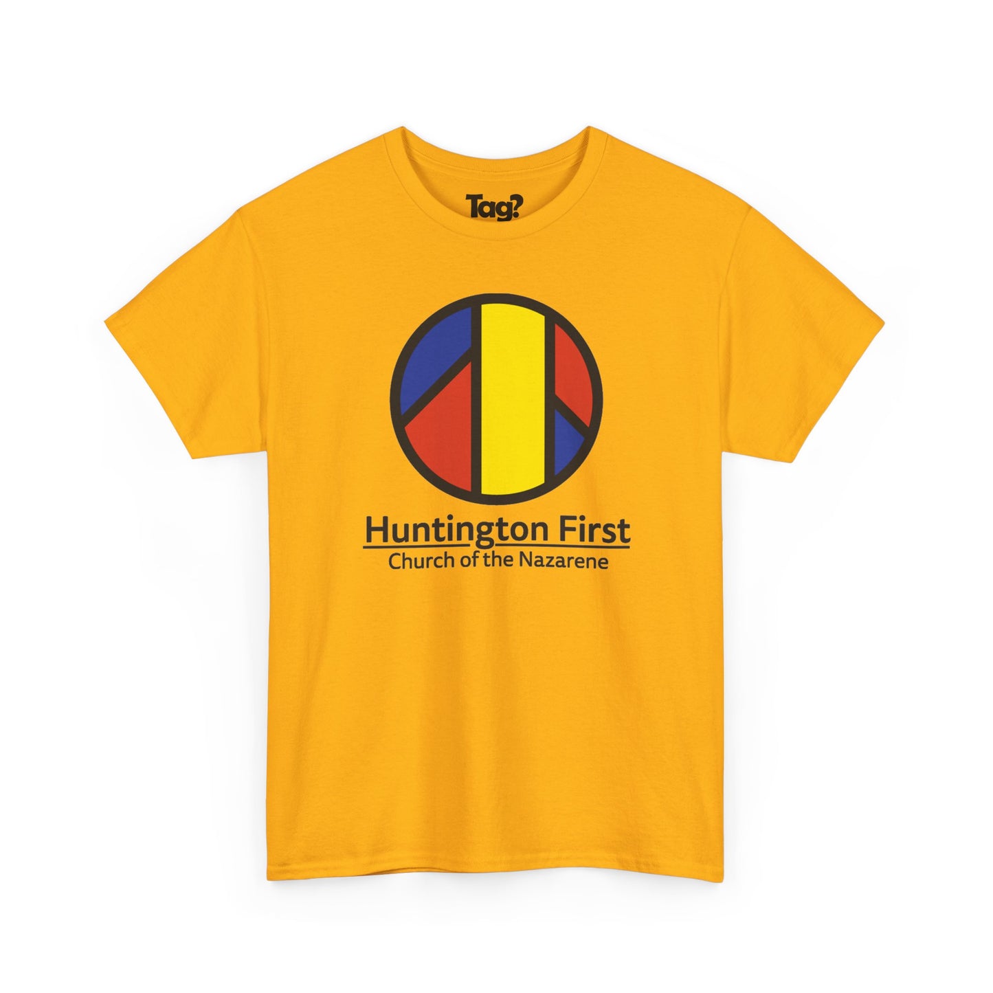 Huntington First Church of the Nazarene Logo Heavyweight T‑Shirt — HFCN