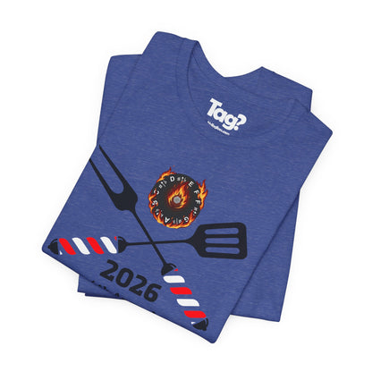 BarberQ 2026 BBQ Festival Tee — 4th Annual Barbershop & BBQ