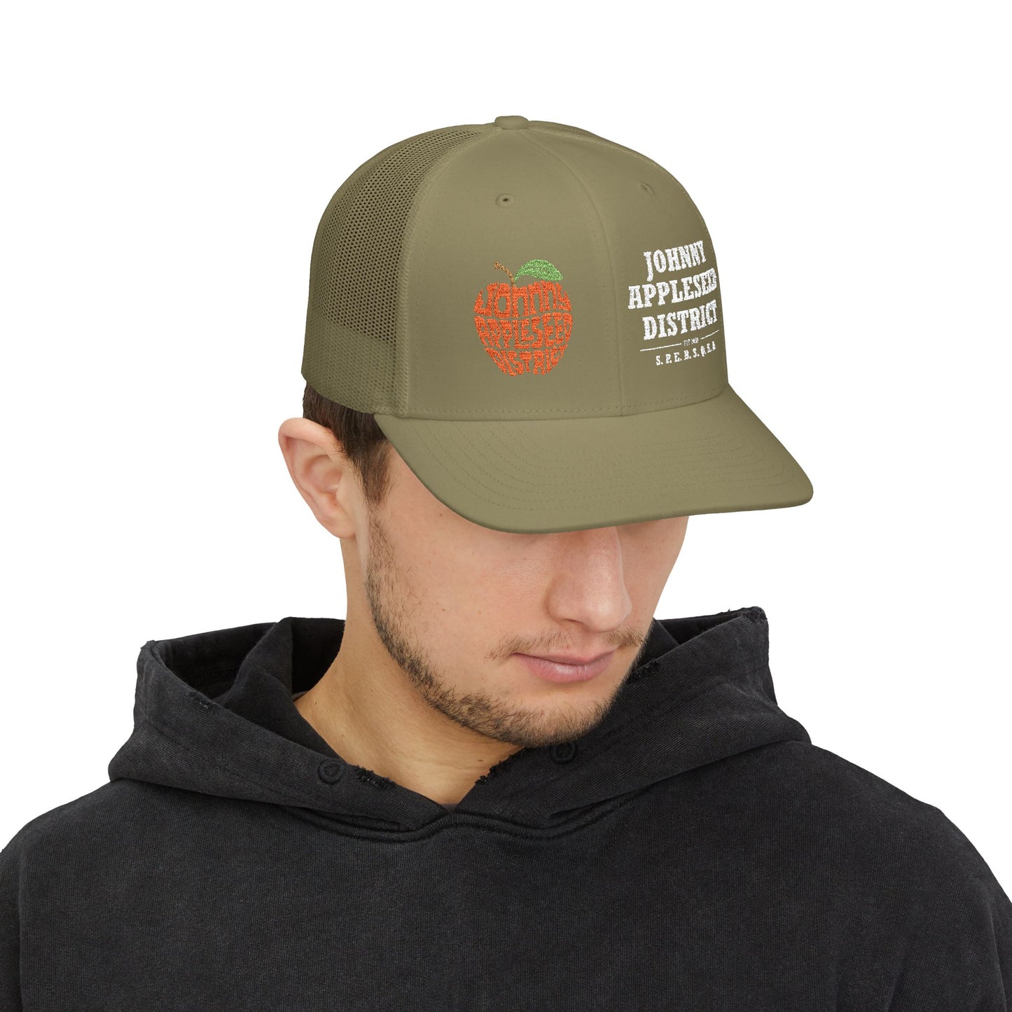 "The Apple" Trucker Hat - JAD Vintage Logo Snapback Hat