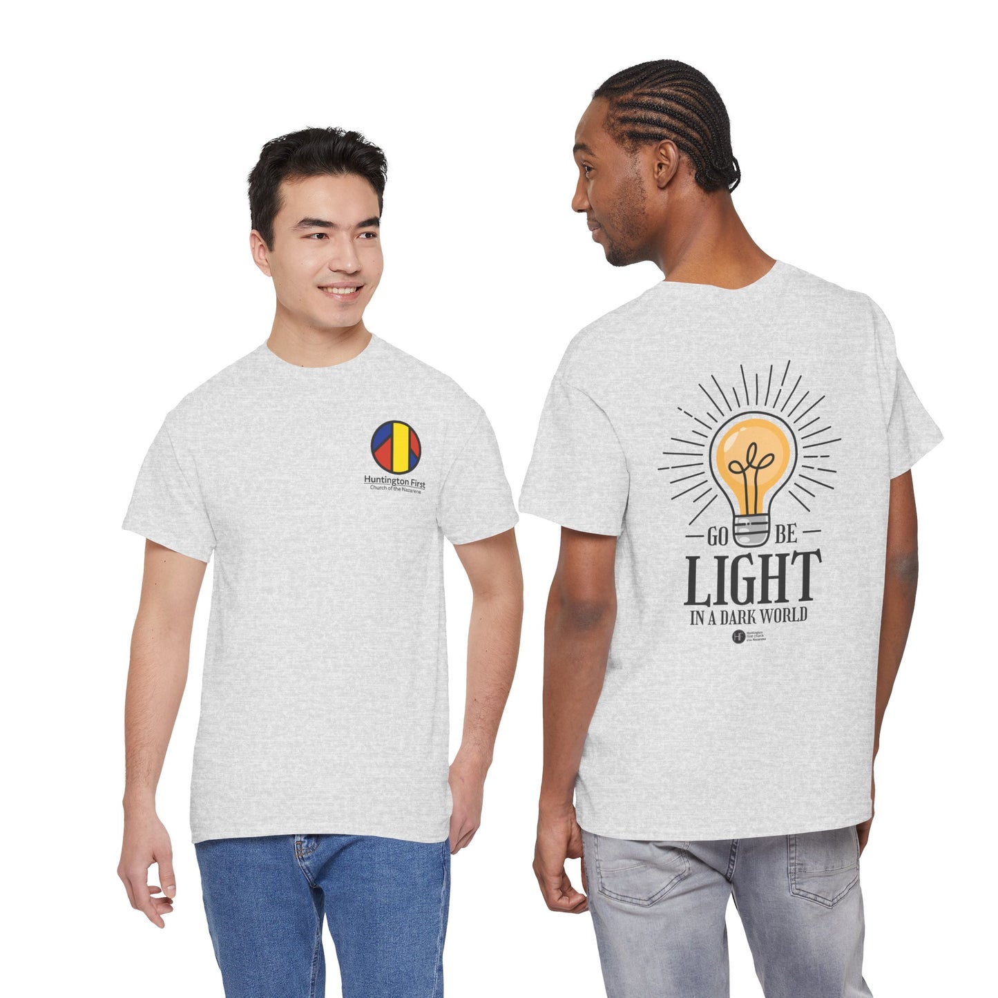 Go Be Light In A Dark World Heavyweight T-Shirt — HFCN