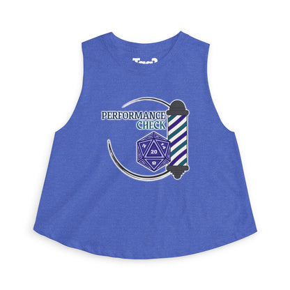 Performance Check Quartet Crop Top Tank