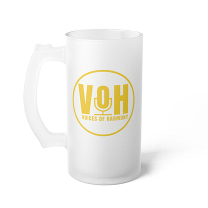 Voices of Harmony Logo Frosted Beer 16oz Mug