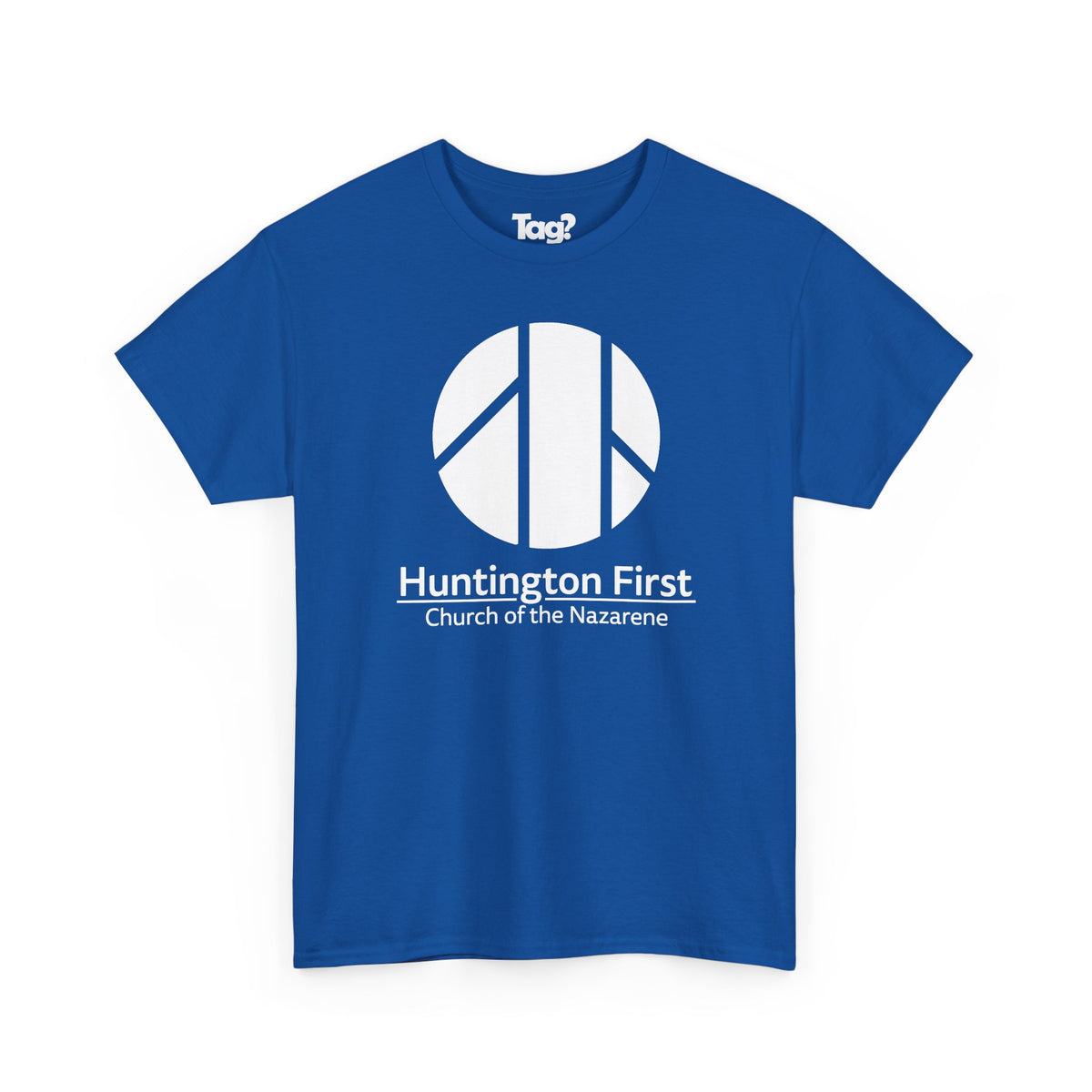 Huntington First Church of the Nazarene Logo Heavyweight T‑Shirt — HFCN