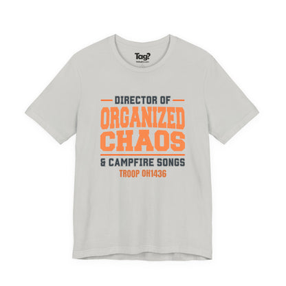 AHG "Director of Organized Chaos & Campfire Songs" Custom Troop Adult T-Shirt
