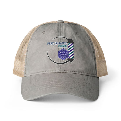 Performance Check Women's Washed Mesh-Back Hat