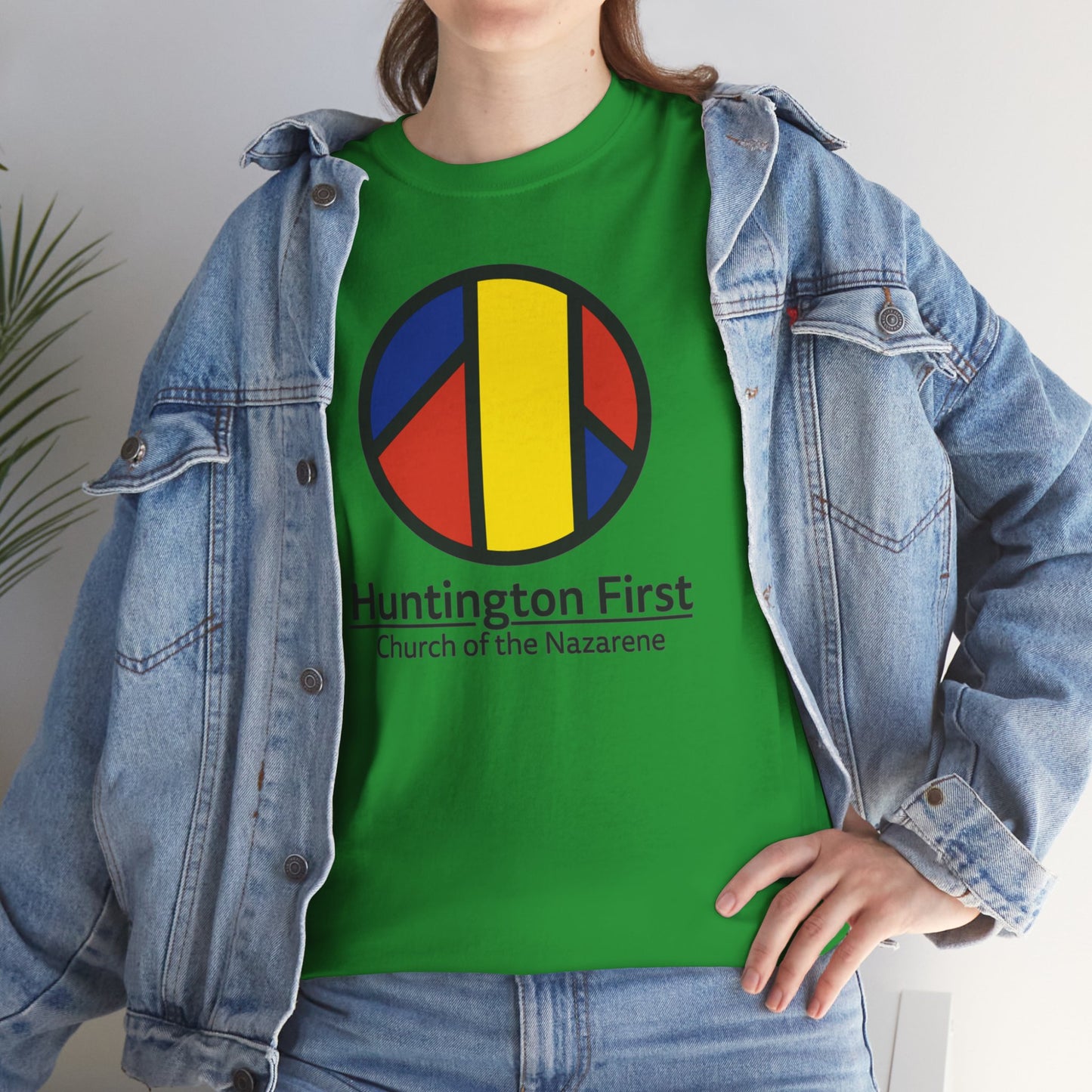 Huntington First Church of the Nazarene Logo Heavyweight T‑Shirt — HFCN