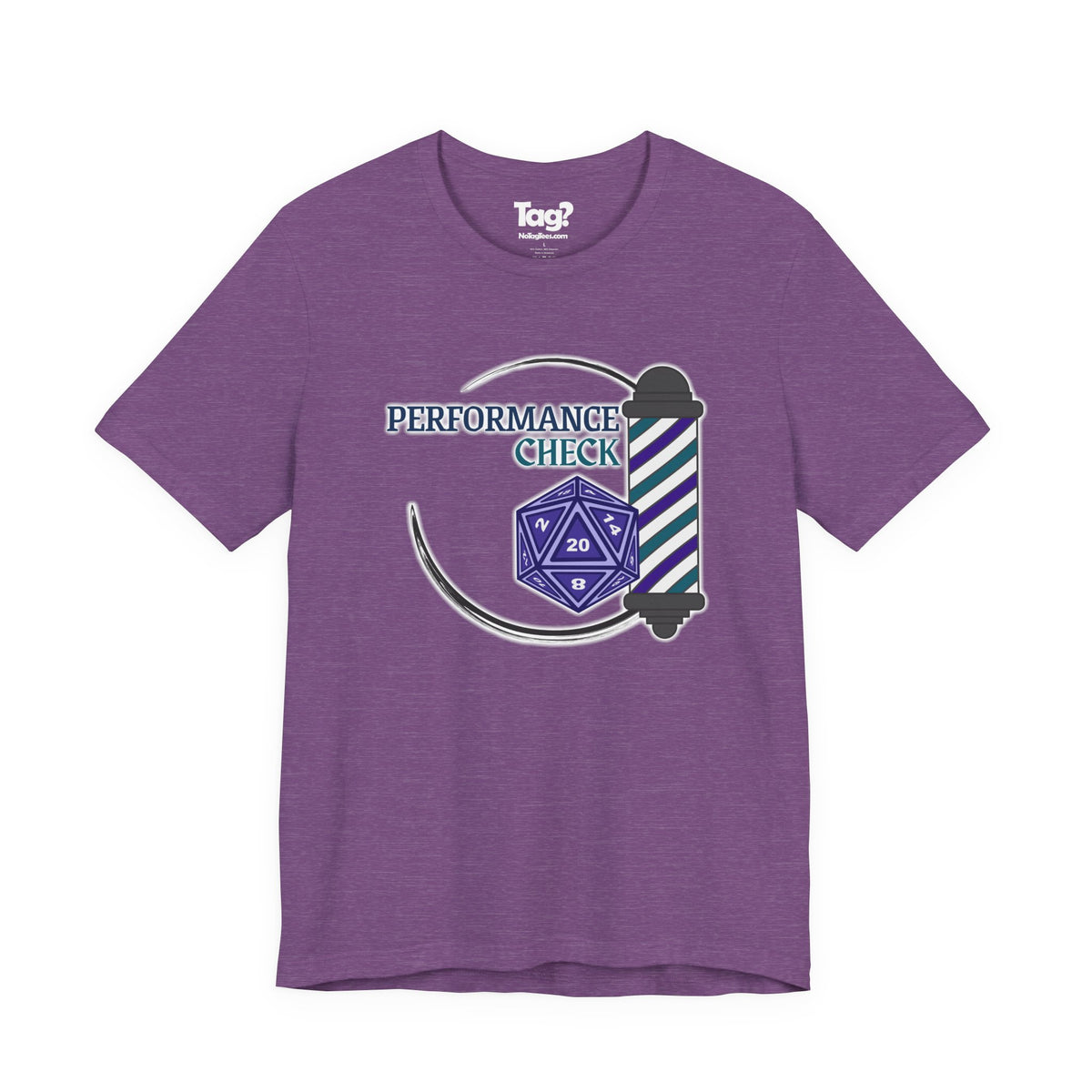 Performance Check Quartet Unisex T‑Shirt