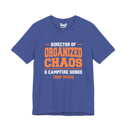 AHG "Director of Organized Chaos & Campfire Songs" Custom Troop Adult T-Shirt