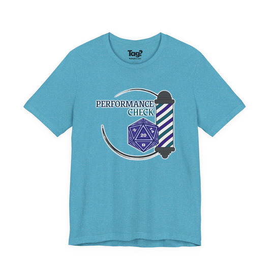 Performance Check Quartet Unisex T‑Shirt