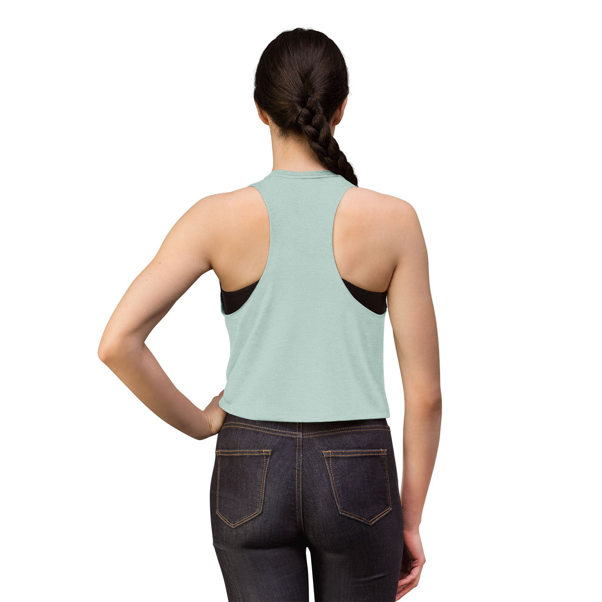 Performance Check Quartet Crop Top Tank