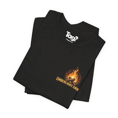 Rock Out: Battle of the Bands T-Shirt — Emberlight Games Logo Tee