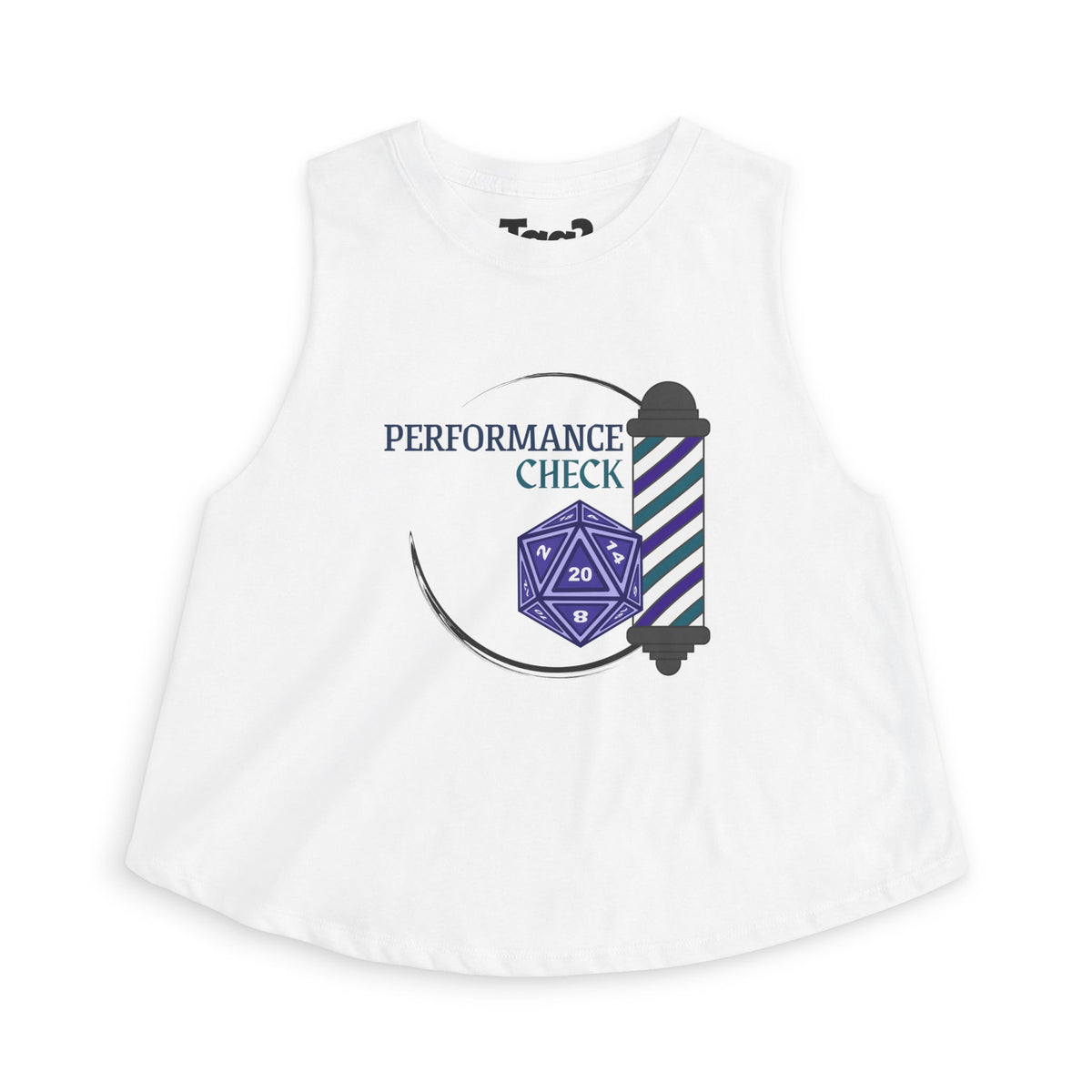 Performance Check Quartet Crop Top Tank