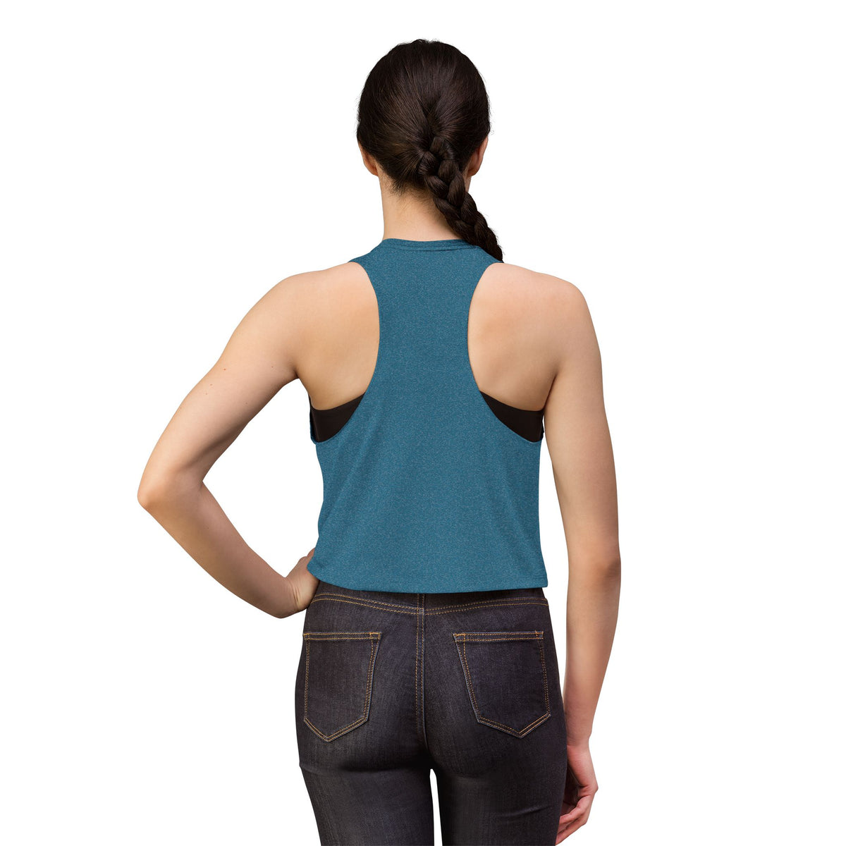 Performance Check Quartet Crop Top Tank